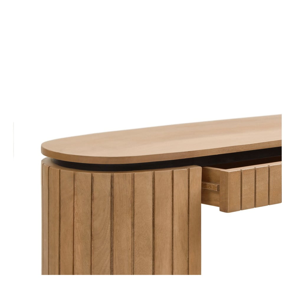 Konsola z drewna mango 120x35 cm Licia − Kave Home (zdjęcie 4)