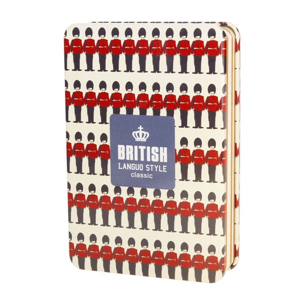 Notes British, czerwony 