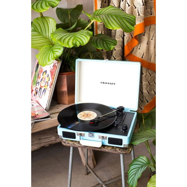 Jasnoniebieski gramofon Crosley Cruiser Plus-image-1