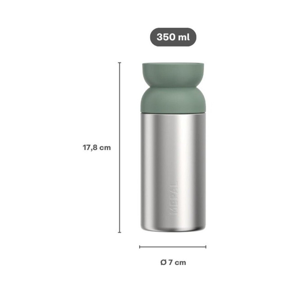 Kubek termiczny ze stali nierdzewnej w kolorze srebra/szałwiowy 350 ml Ellipse – Mepal (zdjęcie 7)