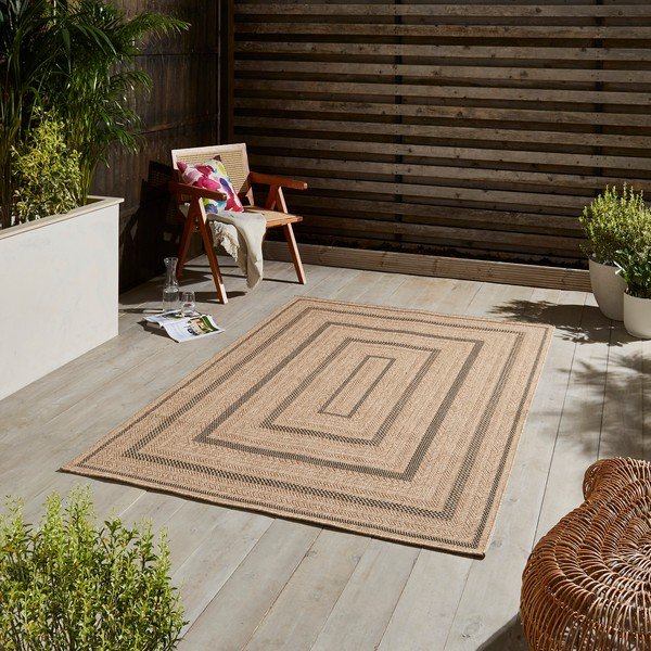 Jasnobrązowy dywan odpowiedni na zewnątrz 120x170 cm Nomad – Think Rugs-image-1