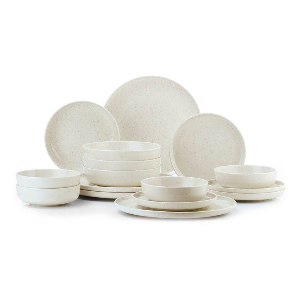 Porcelanowy zestaw talerzy 16 szt. dla 4 osób – Hermia