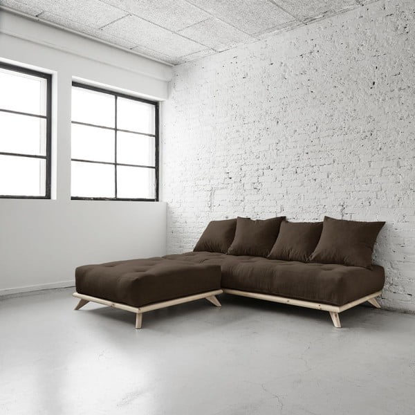 Sofa Senza Natural/Choco Brown-image-2