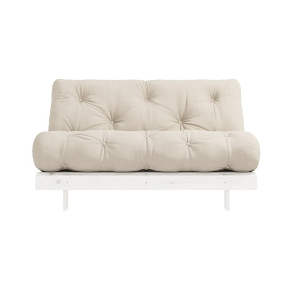 Sofa rozkładana Karup Design Roots White/Beige-image-3