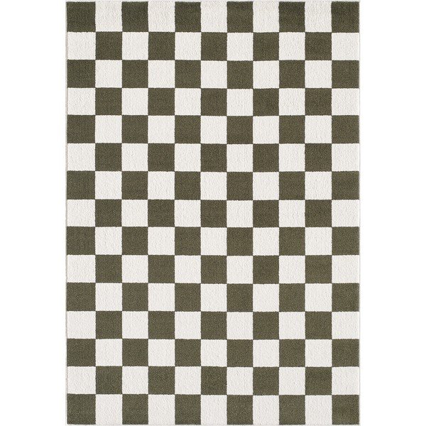 Zielony/kremowy dywan 160x230 cm Bistro – ESTE