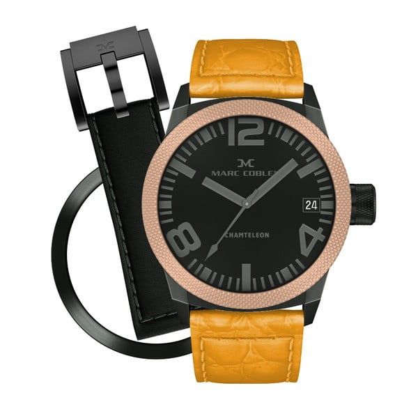 Zegarek unisex Marc Coblen z dodatkowym paskiem i obręczą P120
