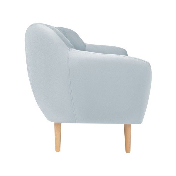 Jasnoniebieska aksamitna sofa Mazzini Sofas Sardaigne, 158 cm-image-2