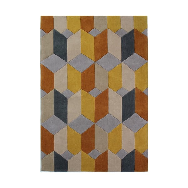Żółty dywan Flair Rugs Scope, 160x230 cm