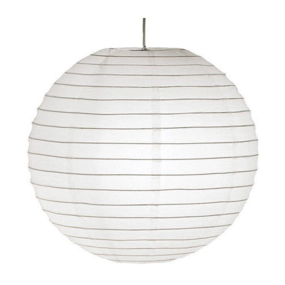 Biały abażur ø 40 cm Paper – Trio
