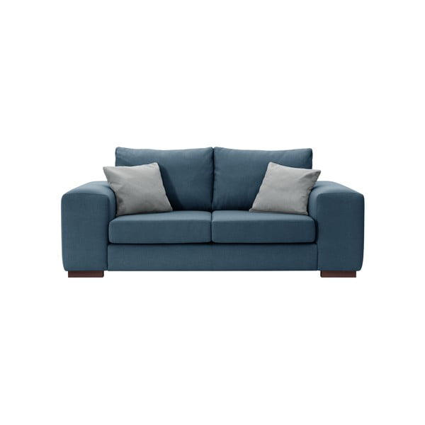 Niebieska sofa 3-osobowa Rodier Caban