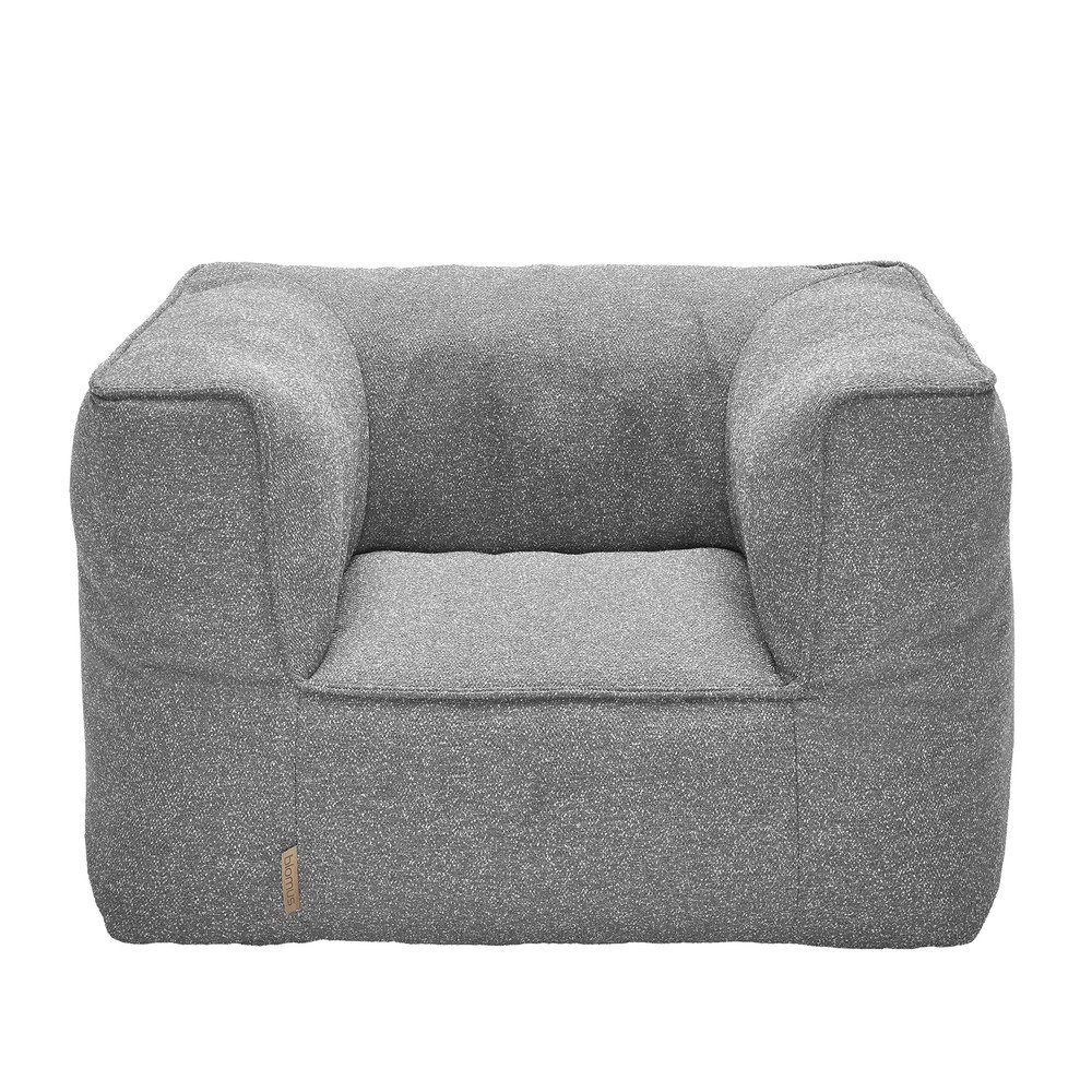 Szary tapicerowany fotel ogrodowy Grow – Blomus