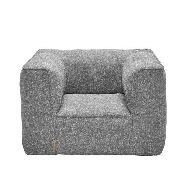 Szary tapicerowany fotel ogrodowy Grow – Blomus