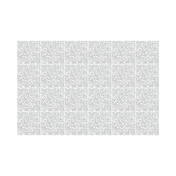 Zestaw 24 naklejek ściennych Ambiance Cement Tile Stickers Terrazzo Waldo, 15x15 cm-image-3