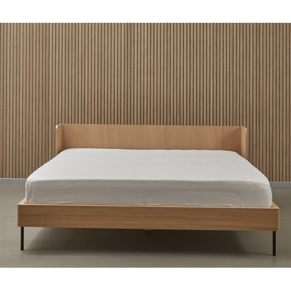 Łóżko dwuosobowe w dekorze dębu 160x200 cm Wrap – Bonami Selection-image-4