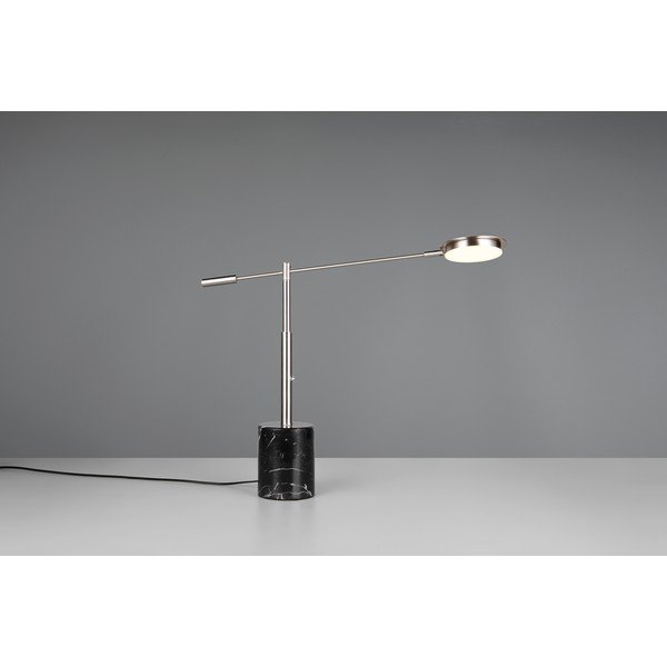 Lampa stołowa LED w czarno-srebrnym kolorze (wysokość 65 cm) Fiore – Trio Select-image-3