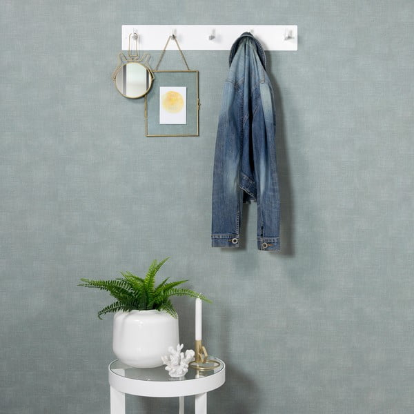 Biały metalowy wieszak ścienny 70 cm Leatherman – Spinder Design-image-1