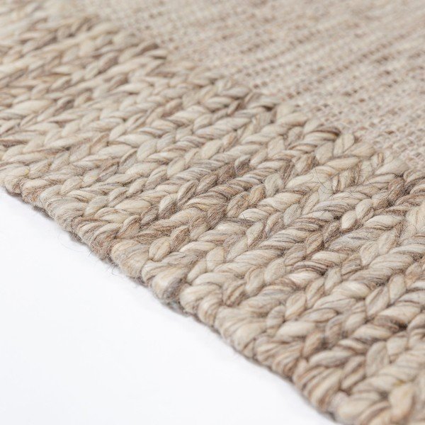 Dywan z mieszanki wełny tkany ręcznie w naturalnym kolorze 200x290 cm Rue – Flair Rugs-image-4