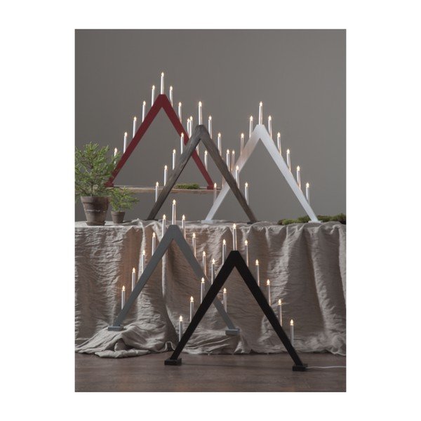 Biały świąteczny świecznik LED Star Trading Trill, wys. 79 cm-image-3