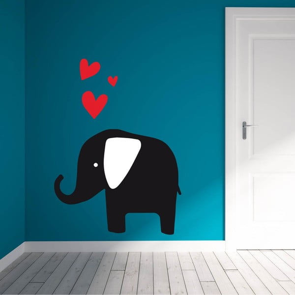 Naklejka ścienna Elephant Love