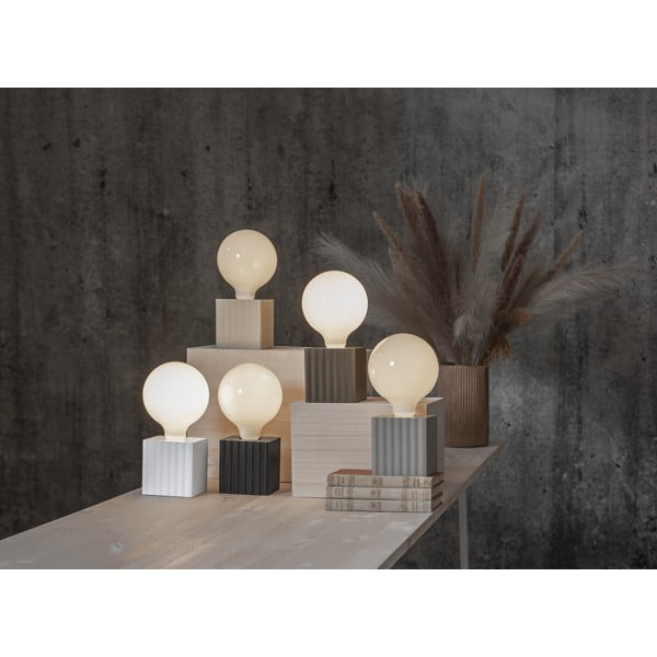 Biała podstawa lampy 10 cm Box – Star Trading-image-4