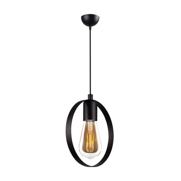 Czarna lampa wisząca Squid Lighting Circle, wys. 113 cm-image-2