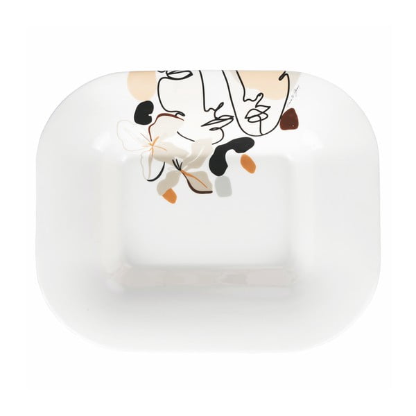 Ceramiczny talerz do serwowania VDE Tivoli 1996 Face to Grey, 43,5 x 35,5 cm-image-2