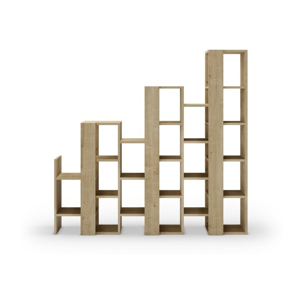 Regał w dekorze dębu 158x151 cm Anissa – Marckeric