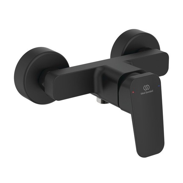 Prysznicowa bateria ścienna w kolorze matowej czerni Ceraplan – Ideal Standard