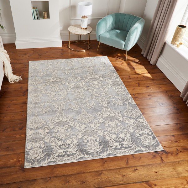 Szaro-kremowy dywan 160x235 cm Imperial Grey – Think Rugs-image-3