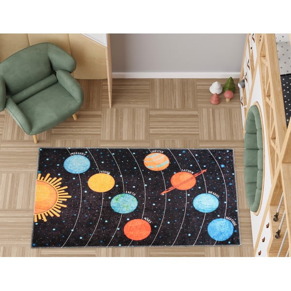 Dziecięcy dywan do zabawy odpowiedni do prania 120x180 cm Solar System – Vitaus-image-1