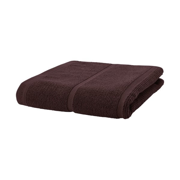 Burgundowy ręcznik bawełniany Aquanova Adagio, 70x130 cm