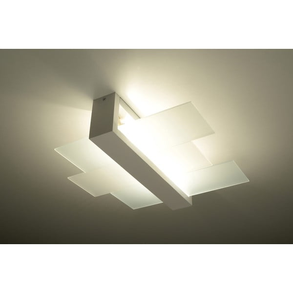 Biała lampa sufitowa Sollux Leda-image-4