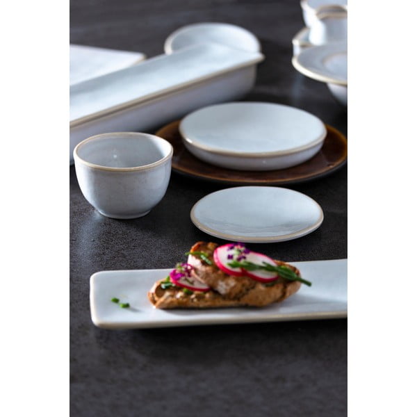 Biały kamionkowy talerz głęboki Costa Nova Roda, ⌀ 22 cm-image-1