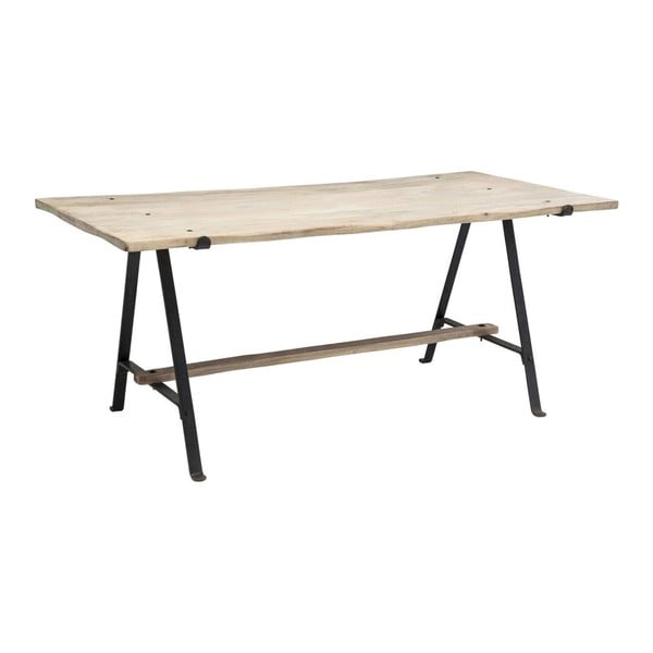 Stół do jadalni z blatem z drewna mangowego Kare Design Scissors, 180x90 cm