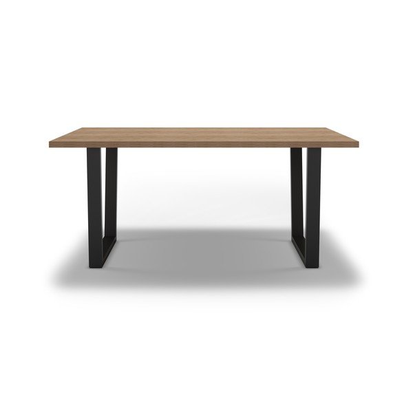 Stół z blatem w dekorze dębu 100x180 cm Francesca – Marckeric-image-2