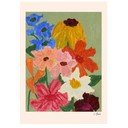 Plakat 50x70 cm Flowers on Sage Green – Carla Llanos – The Poster Club