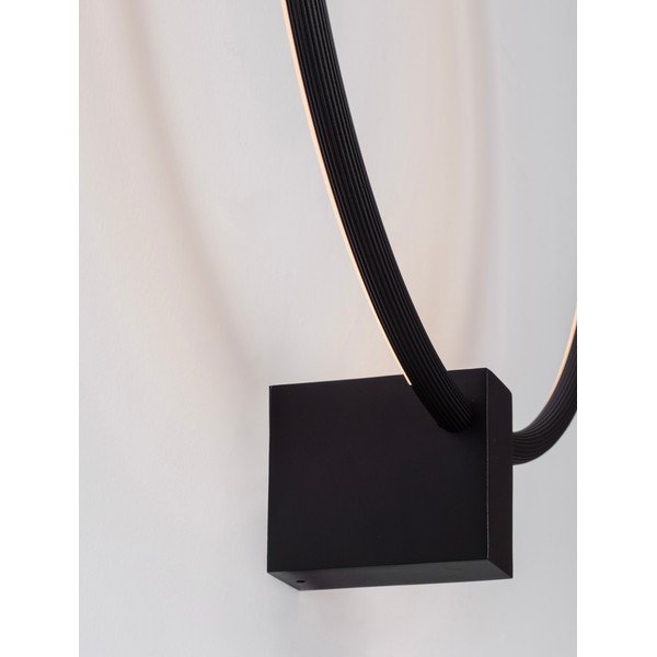 Aluminiowy kinkiet LED ze ściemniaczem w kolorze matowej czerni Cercio – Nova Luce-image-2