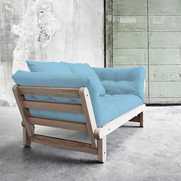 Sofa rozkładana Beat Beech/Celeste-image-1