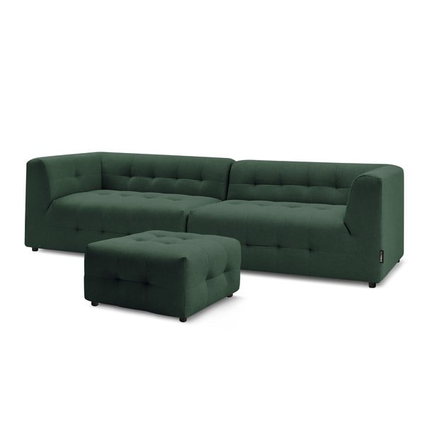 Ciemnozielona sofa 324 cm Kleber – Bobochic Paris-image-3