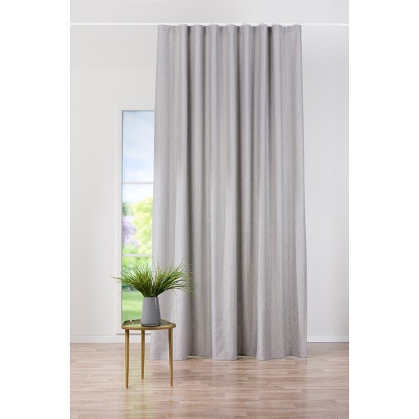 Jasnoszara zasłona 140x260 cm Nordic – Mendola Fabrics-image-2