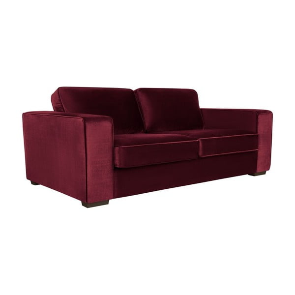 Sofa 3-osobowa w burgundowej barwie Cosmopolitan Design Denver