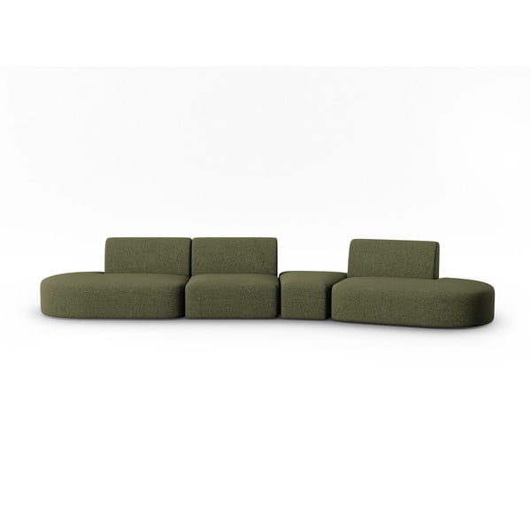 Zielona sofa 412 cm Shane – Micadoni Home