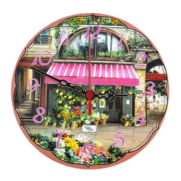 Zegar ścienny Flower Stall, 30 cm