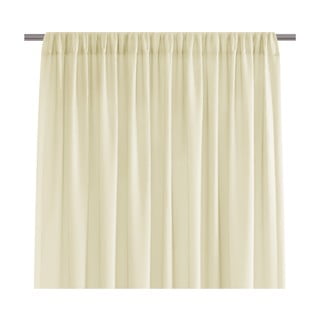 Jasnożółta zasłona AmeliaHome Voile Pleat, 160x300 cm