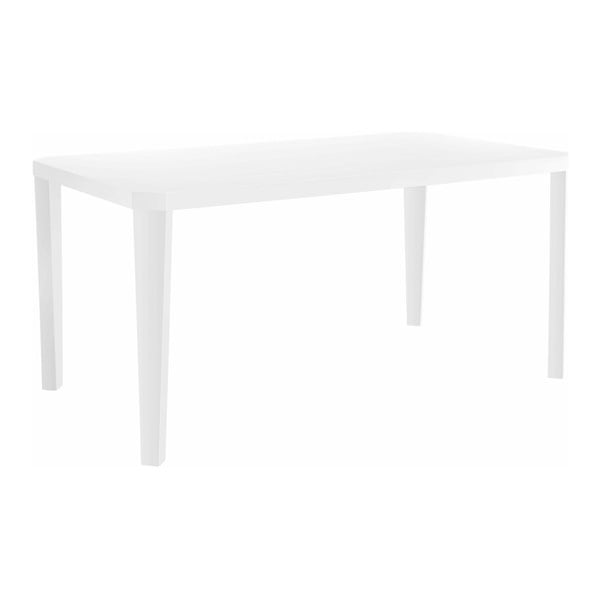 Biały stół z połyskiem Støraa Argos, 90x160 cm