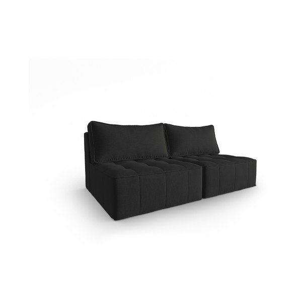 Czarna sofa 160 cm Mike – Micadoni Home-image-1