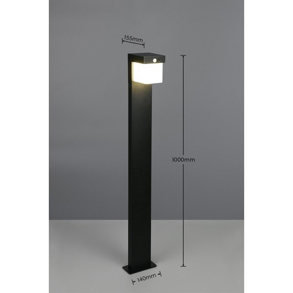 Solarna lampa zewnętrzna typu słupek LED (wysokość 100 cm) Colombo – Reality-image-4