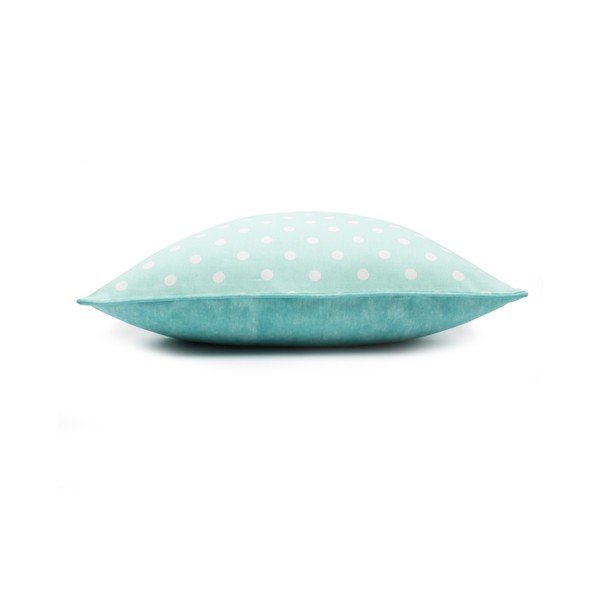 Miętowa poszewka na poduszkę WeLoveBeds Dots, 40x60 cm-image-1