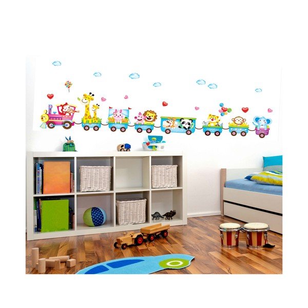 Naklejka ścienna Ambiance Train With Animals-image-1