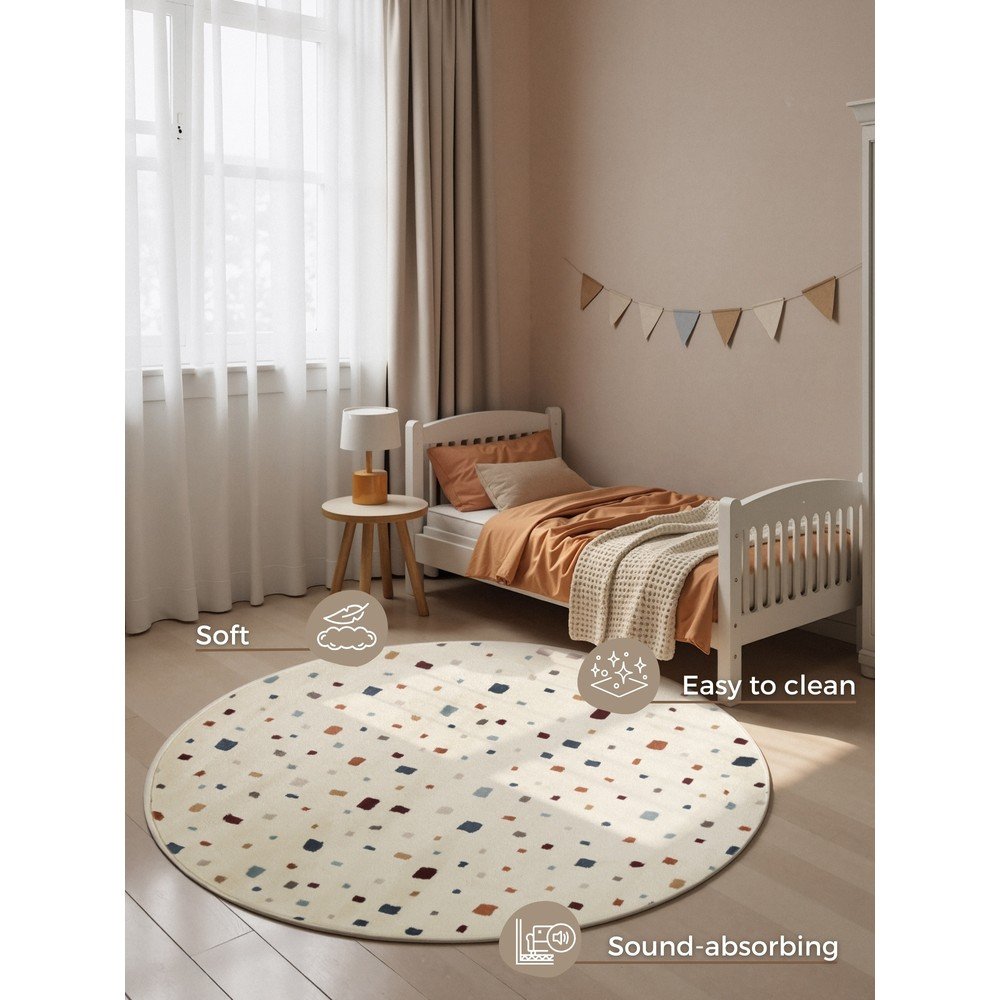 Dywan dziecięcy ø160 cm Funny Squares – Hanse Home (zdjęcie 9)